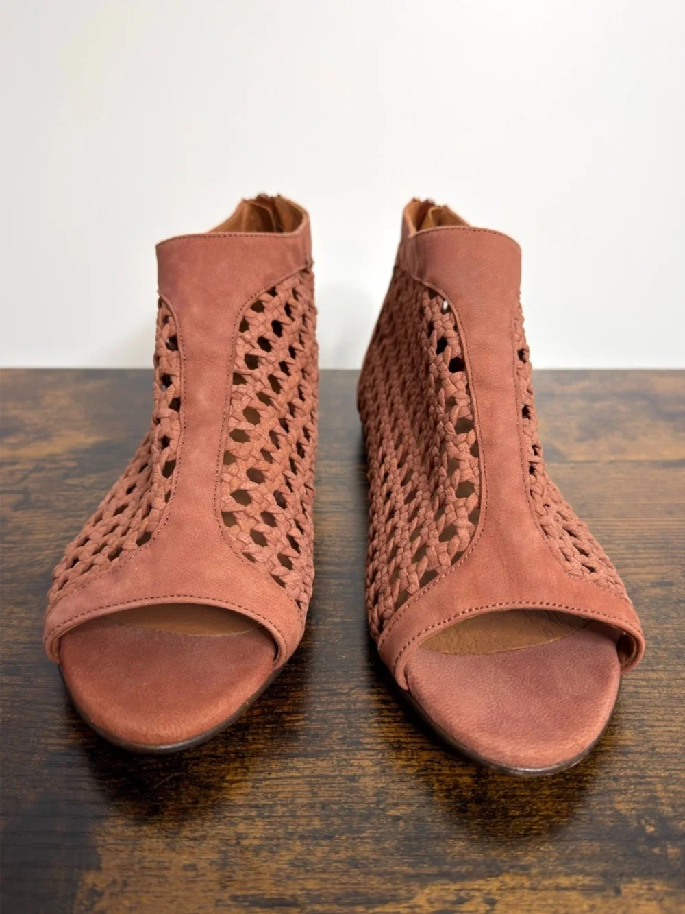 Sundance Delphia Leather Woven Sandals